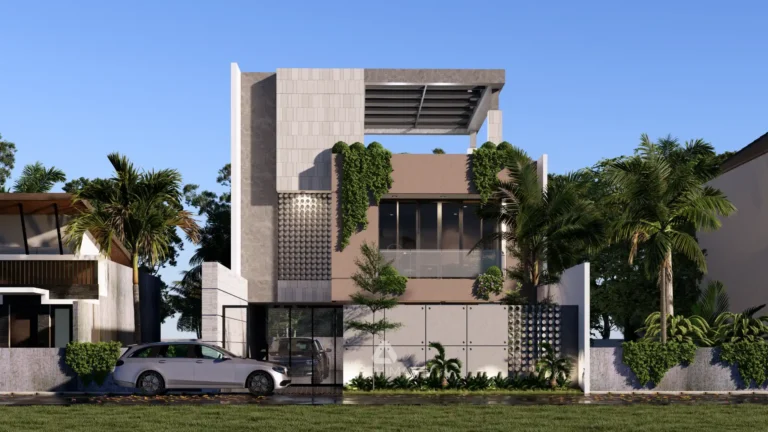Desain Rumah Industrial 3 Lantai Mr. H – Jakarta