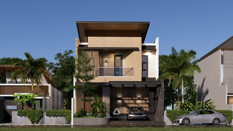 Desain Rumah Tropis 2 Lantai Mr. T – Sidoarjo