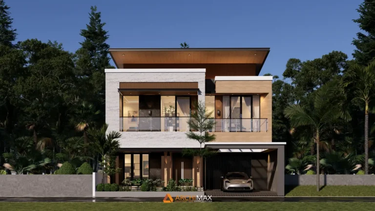 Desain Rumah Tropis 2 Lantai Mr. N – Ponorogo