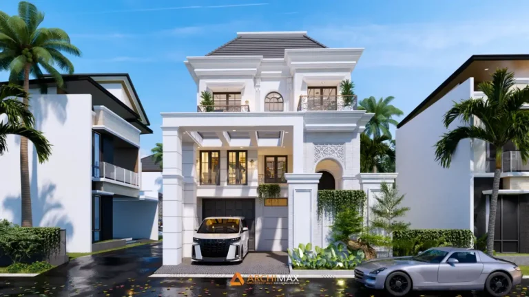 Desain Rumah Klasik 3 Lantai Mr. Y – Surabaya