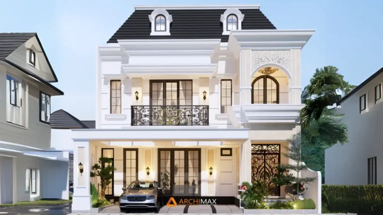 Desain Rumah Klasik 2 Lantai Mr. B – Sidoarjo