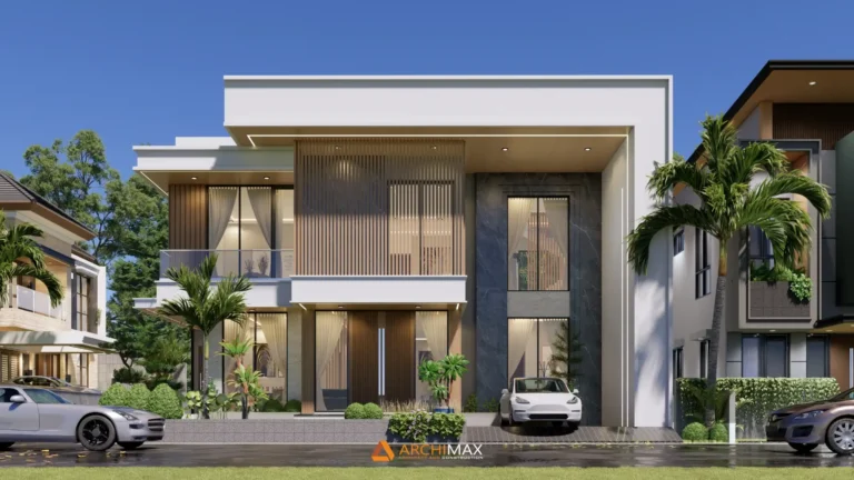 Desain Rumah Tropis 2 Lantai Mr. A – Surabaya
