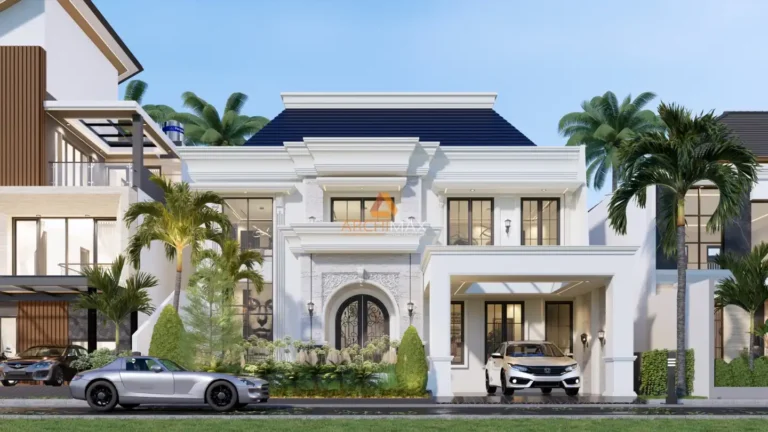 Desain Rumah Klasik 2 Lantai Mr. E – Jakarta