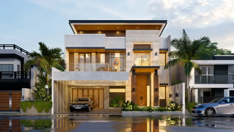 Desain Rumah Tropis 2 Lantai Mr. K – Sidoarjo