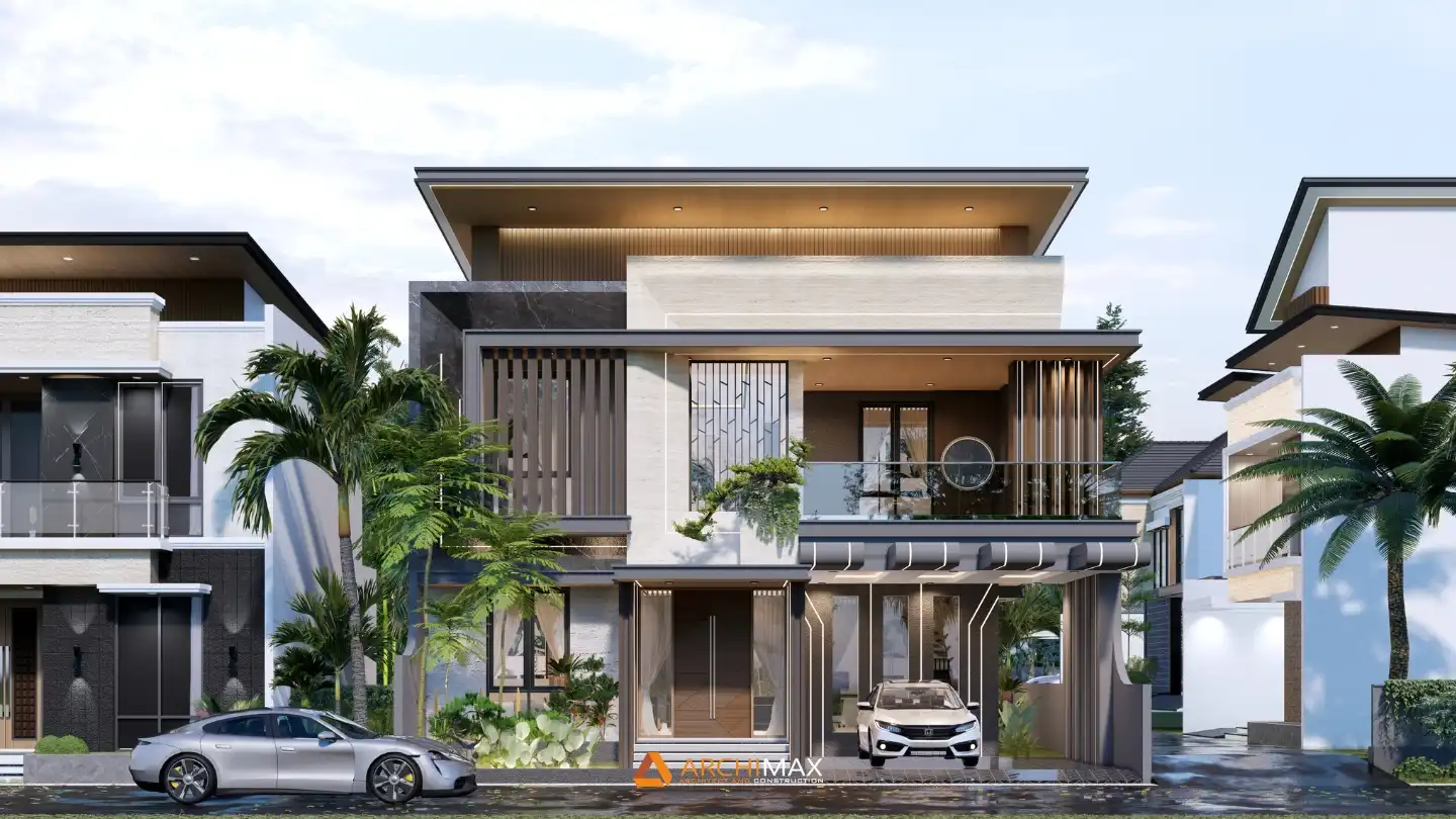 Desain Rumah Tropis 2 Lantai Mrs. D – Jakarta