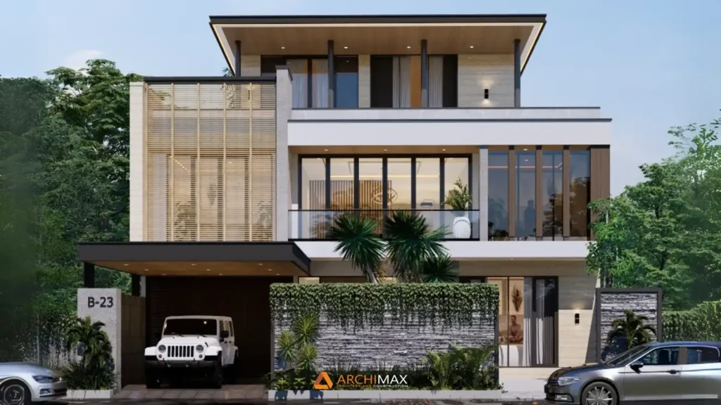 Desain Rumah Tropis 3 Lantai Bandung
