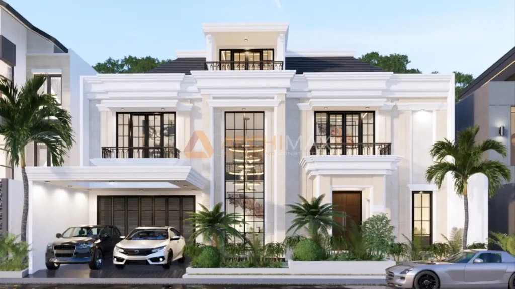Desain Rumah Klasik 2 Lantai Semarang