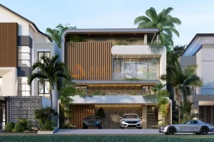 Desain Rumah Tropis 2 Lantai Mr. F – Serang