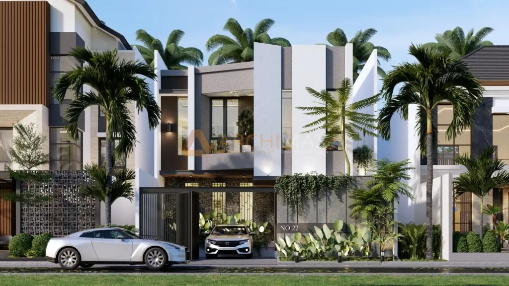 Desain Rumah Industrial 2 Lantai Bogor