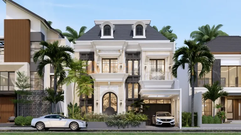 Desain Rumah Klasik 2 Lantai Mr. N – Semarang