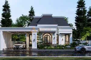 Desain Rumah Klasik 1 Lantai Mr. R – Jakarta