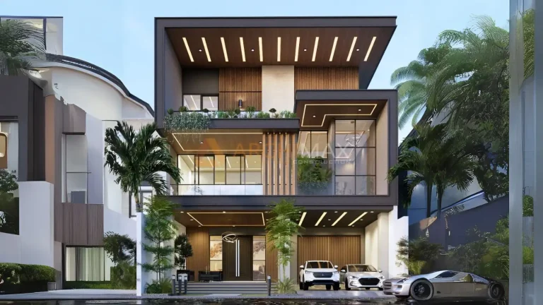 Desain Rumah Tropis 3 Lantai Mr. S – Bogor